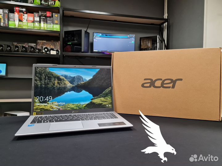 Новый Acer Aspire 15,6'/i3-1115G4/8GB RAM/SSD 256G