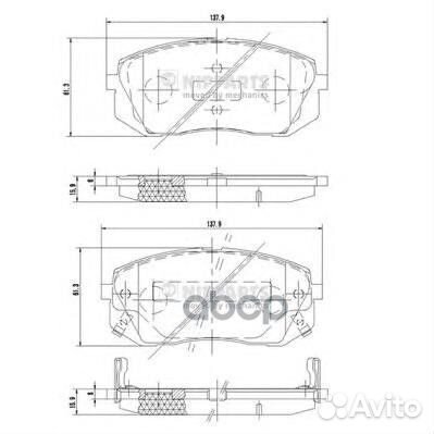 N3600330 Колодки тормозные hyundai IX35 10/KIA