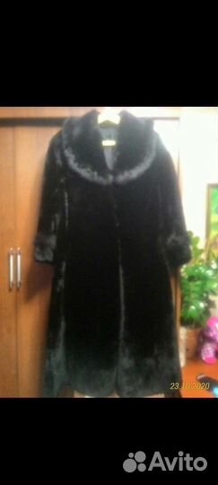 Шуба мутоновая натуральная