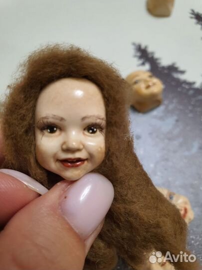 Личики для ватных игрушек