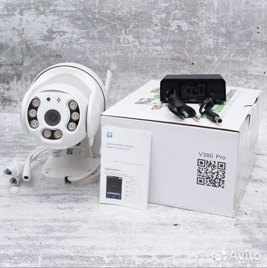 Видеокамера wifi уличная, поворотная, ночная