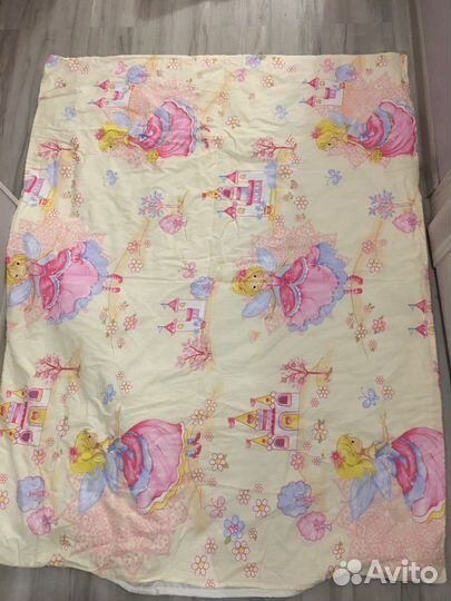 Детское одеяло новое с пододеяльником 110*140