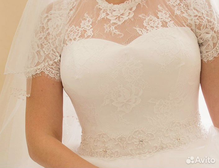 Свадебное платье, р. 46