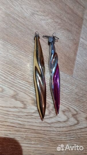 Советские елочные игрушки сосульки