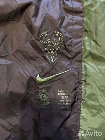 Нейлоновые Штаны Nike NBA Milwaukee Bucks