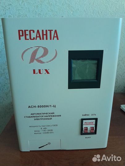 Стабилизатор напряжения Ресанта асн-8000Н/1Ц LUX