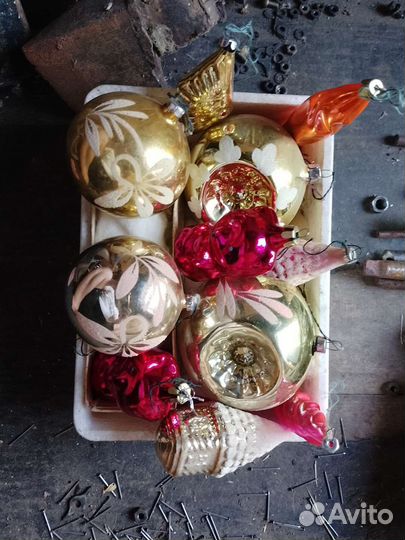 Елочные игрушки СССР одним лотом