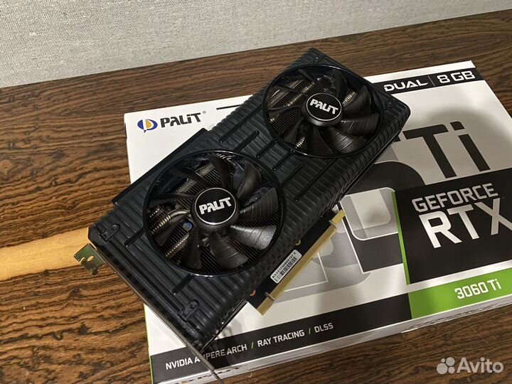 Видеокарта RTX 3060Ti Palit Dual(Samsung)