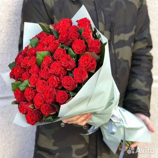 Цветы розы букет