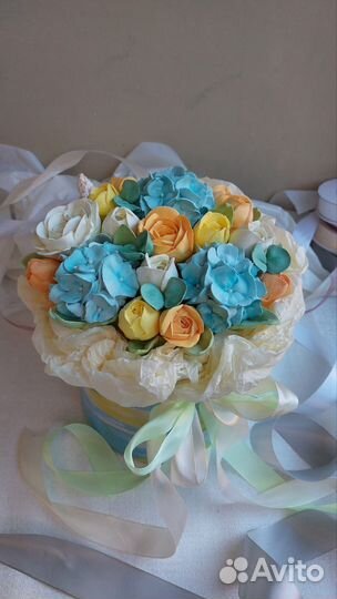Букеты из зефира