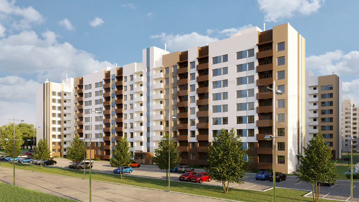Квартира-студия, 22,2 м², 9/9 эт.