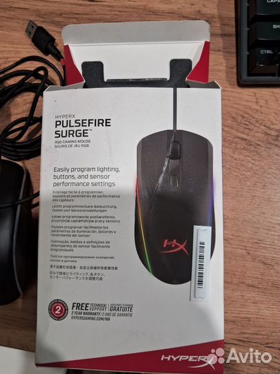 Игровая мышь hyperx pulsfire surge