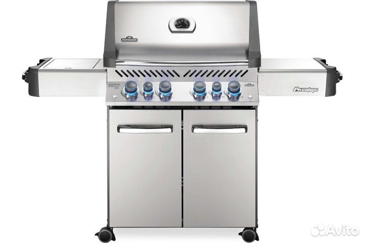 Газовый гриль Napoleon Prestige 500 (стальной)