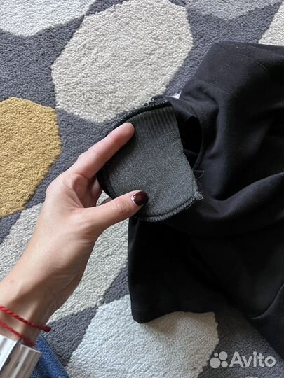 Платье мини черное pull and bear