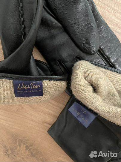 Перчатки кожаные
