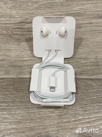 Новые Наушники Apple Earpods Lighting Оригинал