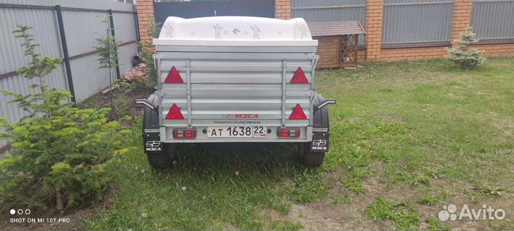 Прицеп легковой двухосный мзса