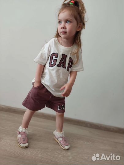 Трикотажный костюм с шортами GAP 4-6 лет