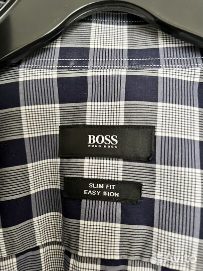 Мужская рубашка Hugo Boss размер 52 ворот 42