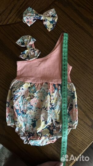 Боди песочник 6-12 мес