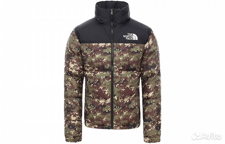 THE north face 1996 Collection Down Jacket Unisex Green Camouflage (L)(88)