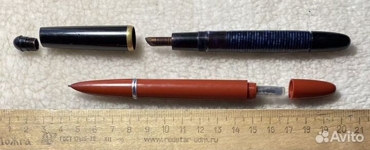 Ручка шариковая,автоматическая,перьевая СССР