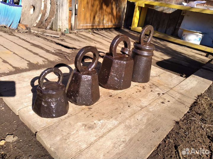 Гири торговые старинные