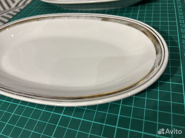 Блюдо сервировочное селедочница гдр 2шт