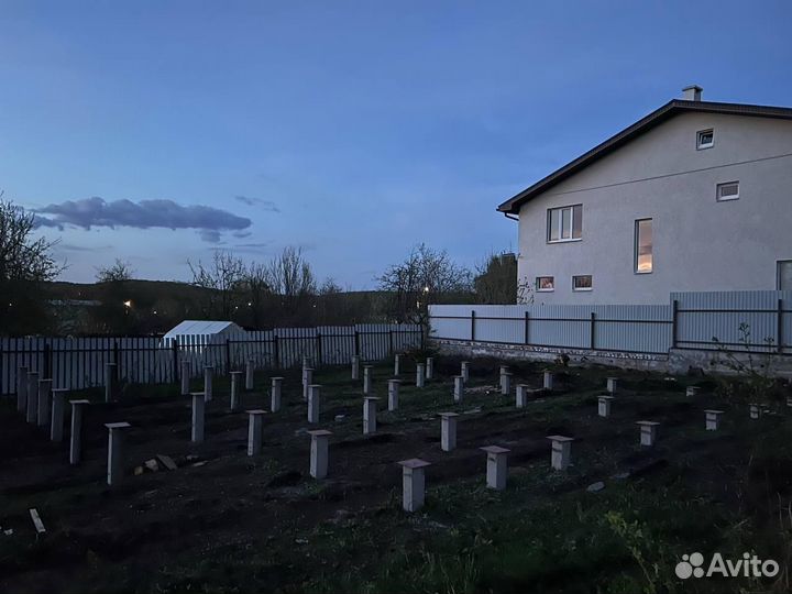 Забивка жб свай, монтаж свай