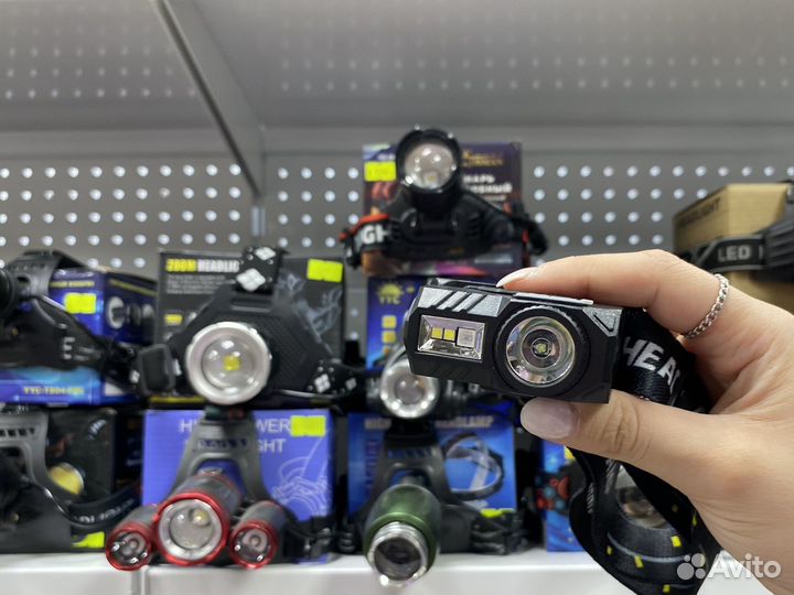 Налобный фонарь EastShark 9 режимов свечения