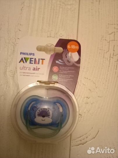 Новая пустышка Philips avent 6-18 мес,1шт оригинал