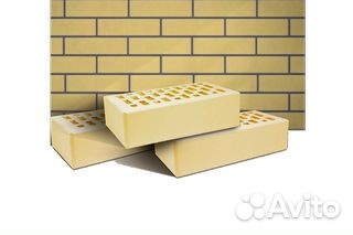 Кирпич облицовочный слоновая кость одинарный
