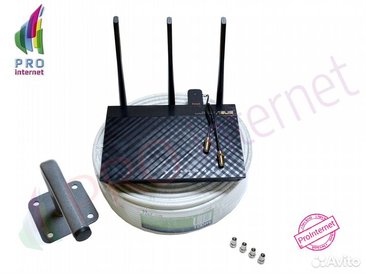 Мощный 3G/4G Комплект. Быстрый Интернет за Городом