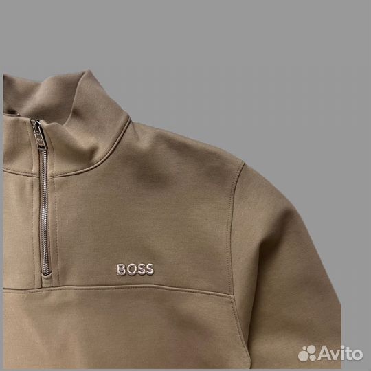Полу зип кофта hugo boss
