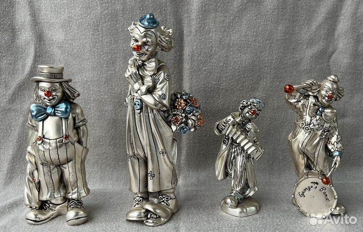 Статуэтки Marcello Giorgio, клоуны. Италия