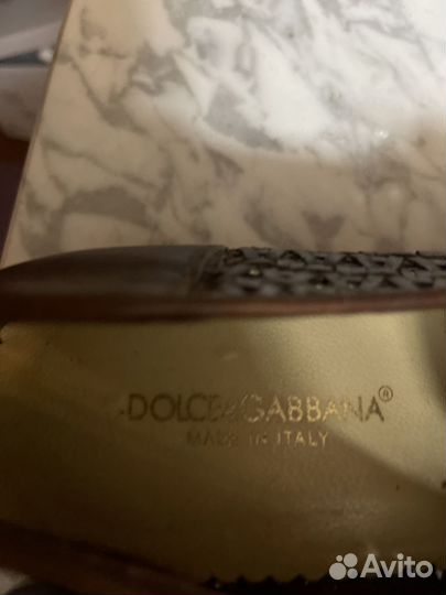 Dolce gabbana мужские туфли оригинал