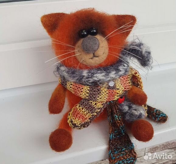 Котик ручная работа