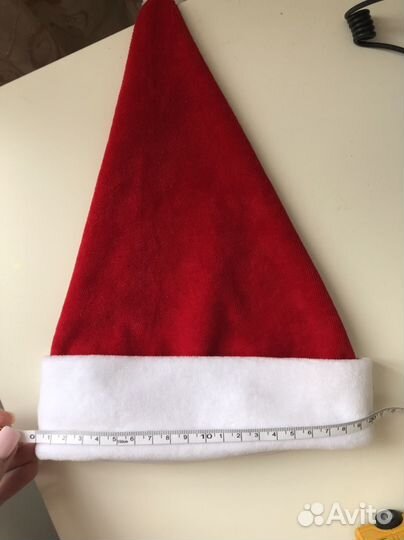 Шапка деда мороза детская