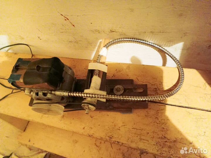 Самодельная бор машинка и двигатель для неё