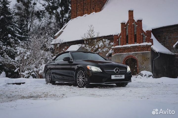 Аpeндa Mercedes C300 Cabrio. Прокат Кабриолета