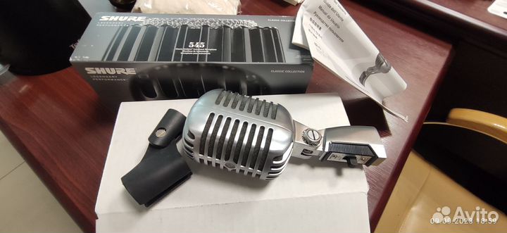 Микрофон Shure 55ch со стойкой