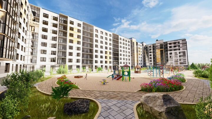 2-к. квартира, 71,4 м², 3/8 эт.