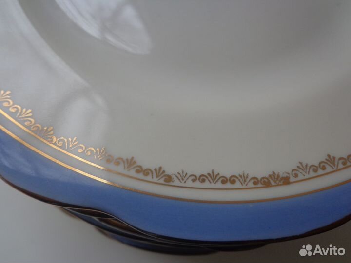 12 десертных тарелок. Коростень. 50-60-е годы