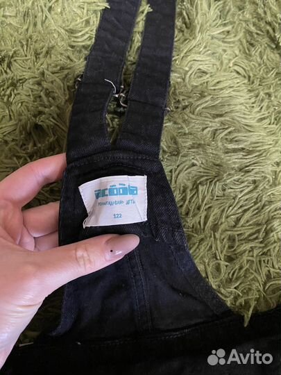 Джинсовый комбинезон для девочки