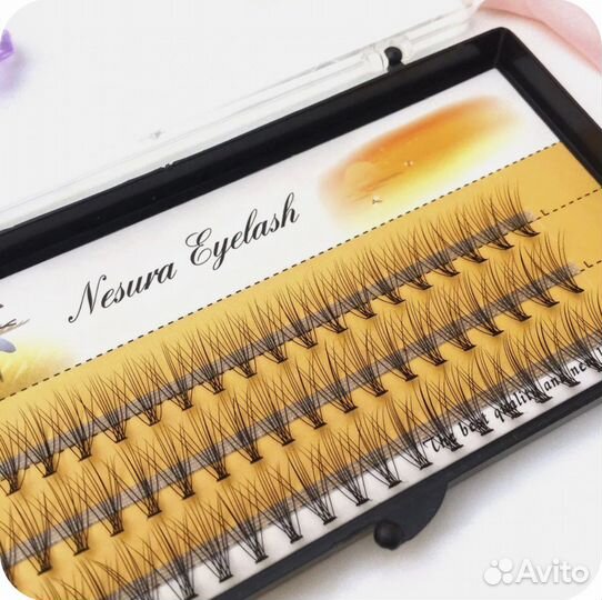 Накладные ресницы пучки