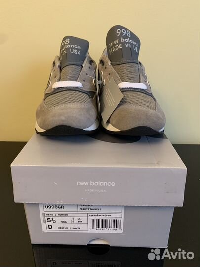 NEW balance U998GR *made IN USA*, new 5,5US