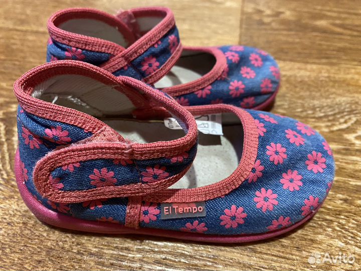 Туфельки джинсовые 21