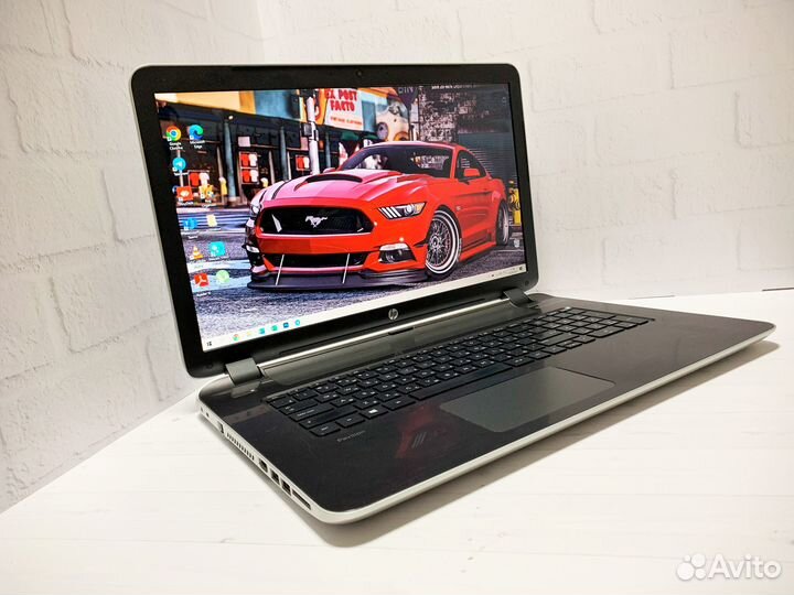 Ноутбук HP i7/8Gb/SSD/2 видеокарты/большой экран