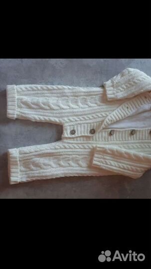 Вязаный комплект для малыша (0-6мес)