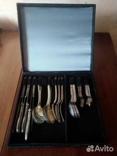 Столовые приборы СССР из нейзильбера на 6 персон